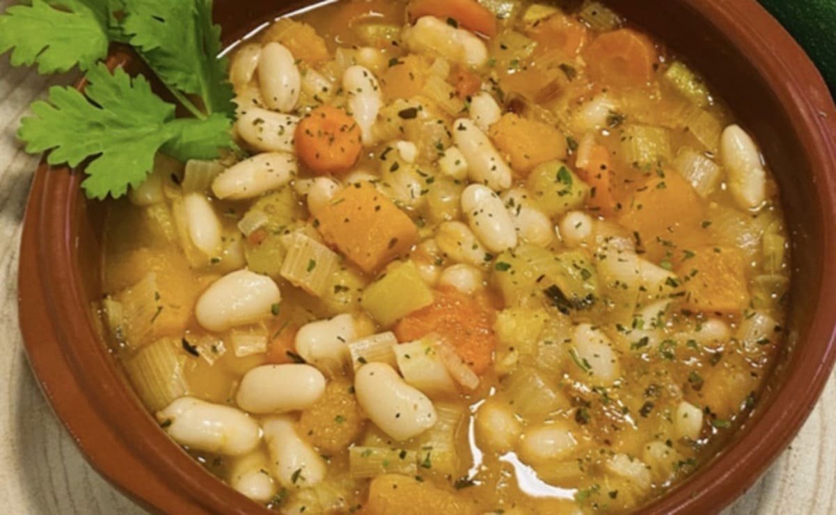 Receta de alubias con verduras