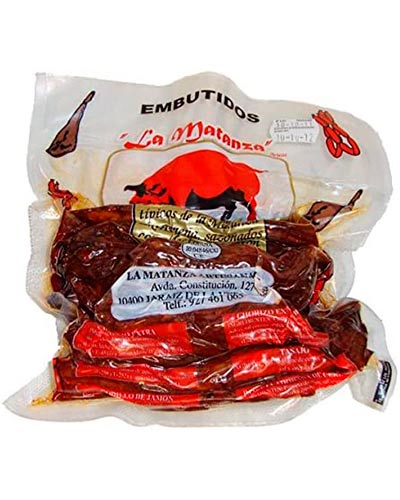La morcilla patatera producto gourmet de Extremadura