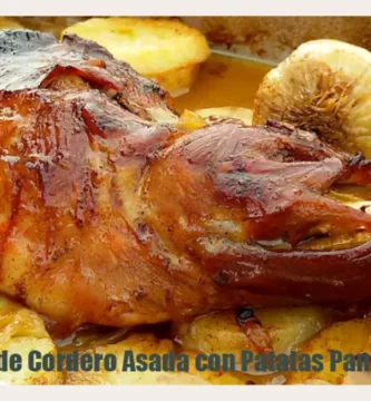 Paletilla de Cordero Asada con Patatas Panadera